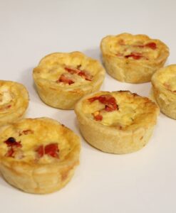Ham, Cheese & Tomato Mini Quiche