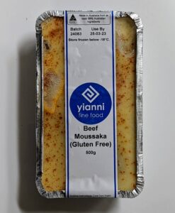 Frozen - Beef Moussaka 500g