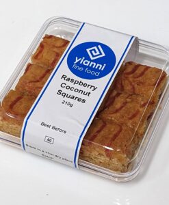 Raspberry Coconut Squares Gift Box